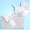 Eléphant MOTS D'ENFANTS doudou gris