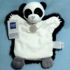 Panda DOUDOU ET COMPAGNIE noir et blanc marionnette DC3612