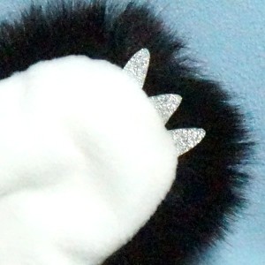 Panda DOUDOU ET COMPAGNIE noir et blanc marionnette DC3612