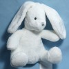 Lapin DPAM Du Pareil Au Même doudou peluche blanche