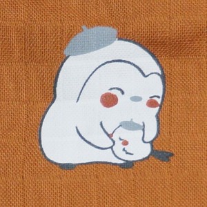 Lange DPAM Du Pareil Au Même doudou rouille pingouin