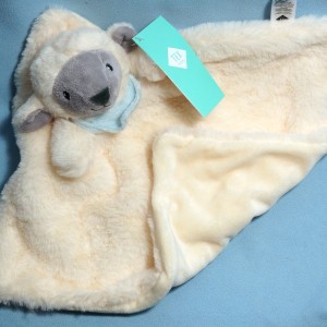 Mouton TEX BABY Carrefour sos doudou carré plat beige