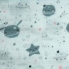 Lange DPAM Du Pareil Au Même doudou écru étoiles planètes