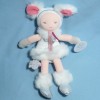 Poupée DOUDOU ET COMPAGNIE "Lady" rose et blanche