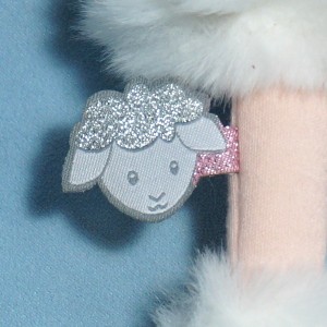 Poupée DOUDOU ET COMPAGNIE "Lady" rose et blanche