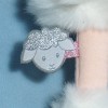 Poupée DOUDOU ET COMPAGNIE "Lady" rose et blanche