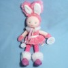 Poupée DOUDOU ET COMPAGNIE "Lady" rose lapin