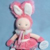 Poupée DOUDOU ET COMPAGNIE "Lady" rose lapin