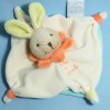 Lapin DOUDOU ET COMPAGNIE beige , orange et vert  "Les acidulés"