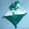 Dinosaure TEX peluche verte avec doudou