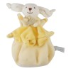 Lapin DOUDOU ET COMPAGNIE fleur jaune 