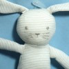 Lapin BOUT'CHOU (Monoprix) doudou rayé