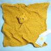 Ours BOUT'CHOU Monoprix doudou en lange orange moutarde
