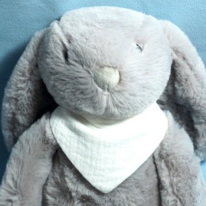 Lapin VERTBAUDET peluche gris