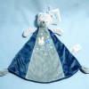 Ours SIMBA (Kiabi) doudou gris et bleu mini doudou