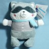 Raton-laveur MOTS D'ENFANTS doudou gris