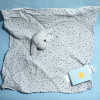 Chien BOUT'CHOU (Monoprix) doudou lange carré plat gris