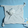 Ours BOUT'CHOU (Monoprix) doudou carré plat gris