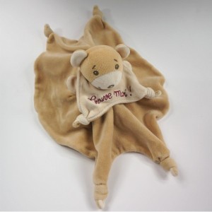 Lapin et Ours NOUNOURS doudou plat 2 côtés : Cache toi ! Trouve moi !