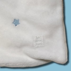 Baleine SERGENT MAJOR doudou plat bleu