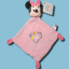 Minnie DISNEY Baby doudou carré plat rose "Love Nature"