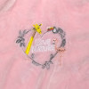 Minnie DISNEY Baby doudou carré plat rose "Love Nature"