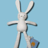 Lapin BOUT'CHOU (Monoprix) blanc étoiles E3010/0212