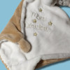 SOS doudou Ours TEX BABY Carrefour beige brodé Mon doudou
