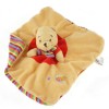 Winnie DISNEY NICOTOY doudou carré plat jaune