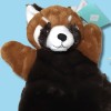 Panda roux TEX BABY Carrefour doudou marionnette