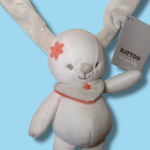 Lapin NATTOU collection "Mia, Basile & Molly" peluche
