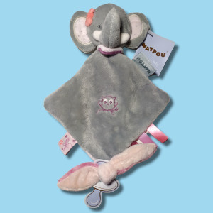 Éléphant NATTOU collection "Adèle & Valentine" plat