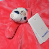 Chien NOUKIES doudou plat Zoé rose