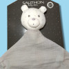 Ours SAUTHON doudou plat Lili Grey