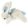 Lapin "bonbon" DOUDOU ET COMPAGNIE blanc et bleu petit modèle