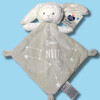 Lapin MOTS D'ENFANTS doudou phosphorescent beige "Douce NUIT"