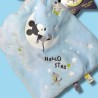 Mickey DISNEY Baby doudou bleu HELLO STAR