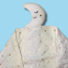 Lune BOUT'CHOU (Monoprix) doudou lange carré plat blanc