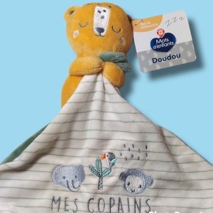 Tigre MOTS D'ENFANTS doudou "MES COPAINS"
