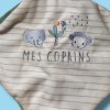 Tigre MOTS D'ENFANTS doudou "MES COPAINS"