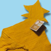Étoile BÉBÉ DOUCEUR doudou lange plat orange