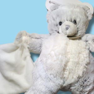 Ours Baby Nat' Les Flocons gris
