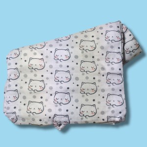 Lange DPAM Du Pareil Au Même doudou blanc chat