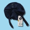 Doudou GRAIN DE BLE rond plat bleu marine