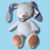 Lapin NATTOU "Bibou" peluche bleue
