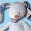 Lapin NATTOU "Bibou" peluche bleue