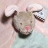 Chien NATTOU "Lali" doudou plat rose et vert