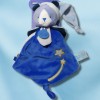 Lapin BABY NAT'  luminescent bleu