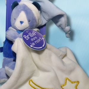 Ours BABY NAT'  luminescent bleu