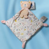 Ours MOTS D'ENFANTS doudou cape rose